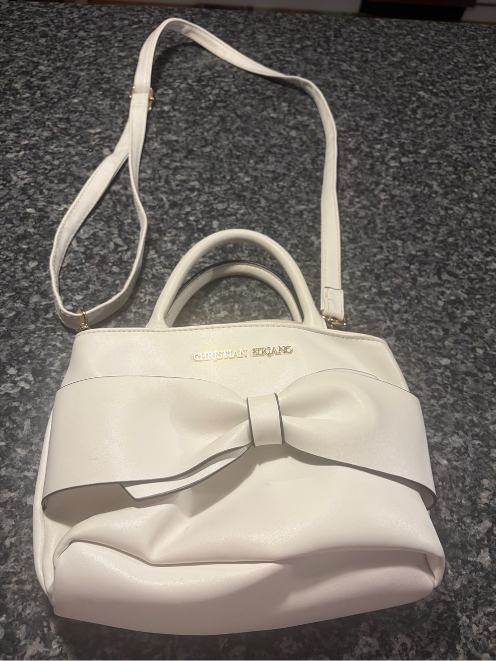 Christian Siriano Bow-Accented Mini Crossbody Satchel